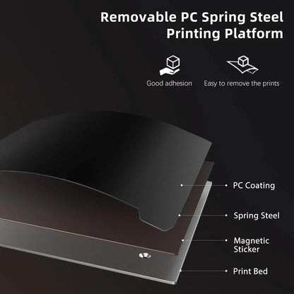 Ender 3 V2 Neo 3D Printer with CR Touch Auto Leveling Kit PC Spring Steel Platform Full-Metal Extruder, 95% Pre-Installed with Resume Printing & Model Preview Function