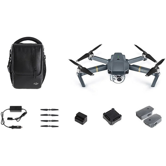 Mavic Pro Quadcopter Drone Fly More Combo, Gray