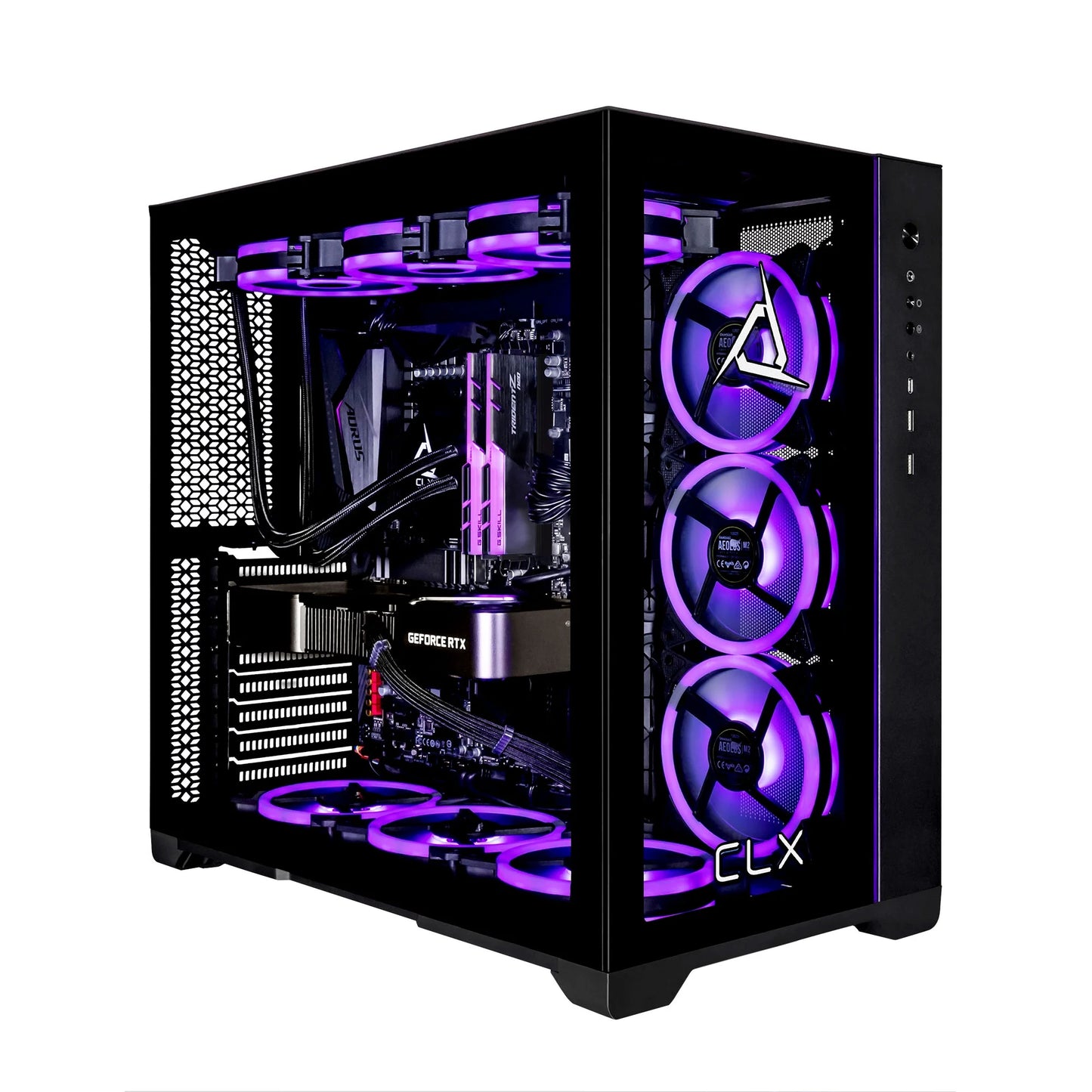 SET Gaming Desktop - Liquid Cooled AMD Ryzen 7 7800X3D 4.2Ghz 8-Core Processor, 32GB DDR5 Memory, Geforce RTX 4080 Super 16GB GDDR6X Graphics, 2TB SSD, 6TB HDD, Wifi, Windows 11 Home 64-Bit