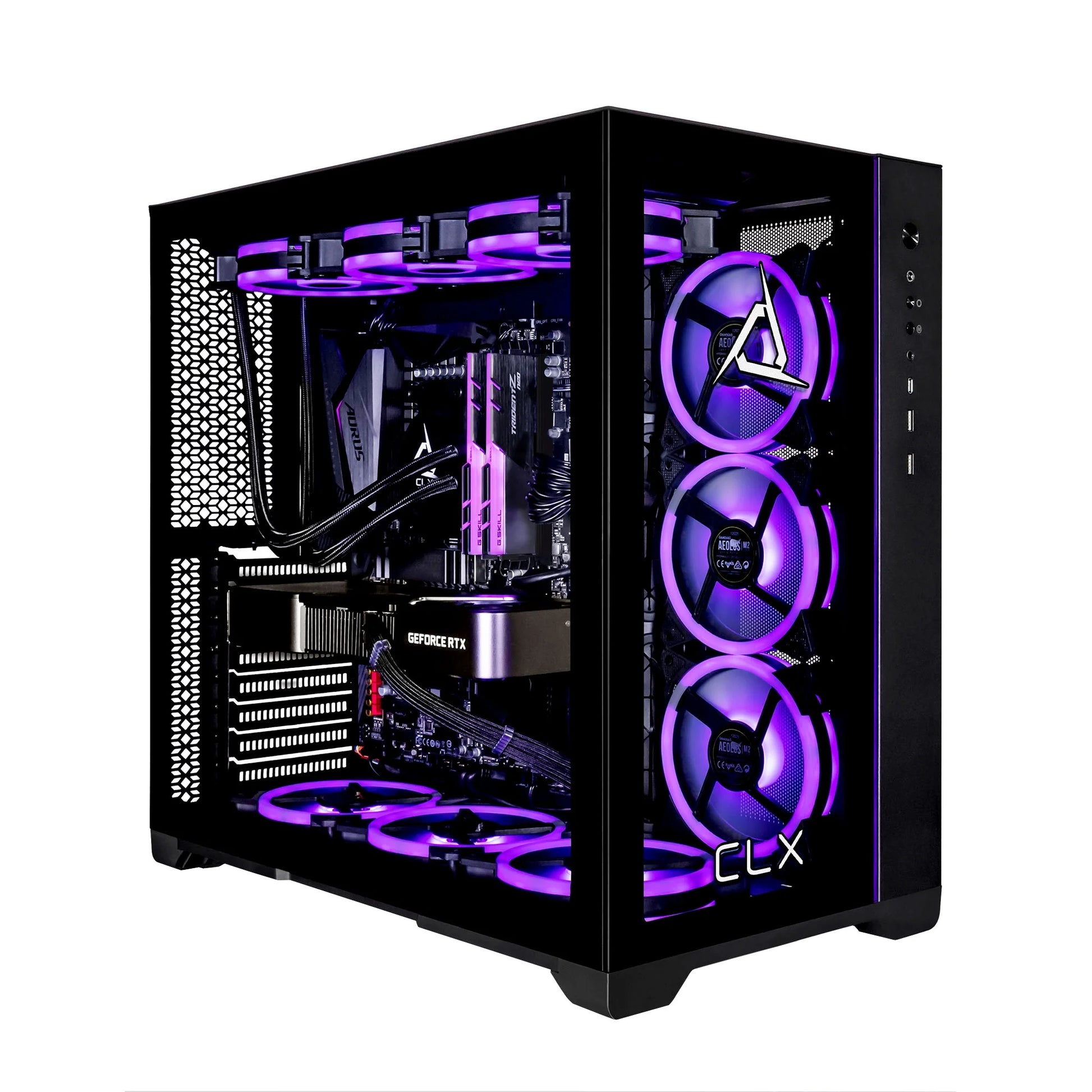 SET Gaming Desktop - Liquid Cooled AMD Ryzen 7 7800X3D 4.2Ghz 8-Core Processor, 32GB DDR5 Memory, Geforce RTX 4080 Super 16GB GDDR6X Graphics, 2TB SSD, 6TB HDD, Wifi, Windows 11 Home 64-Bit