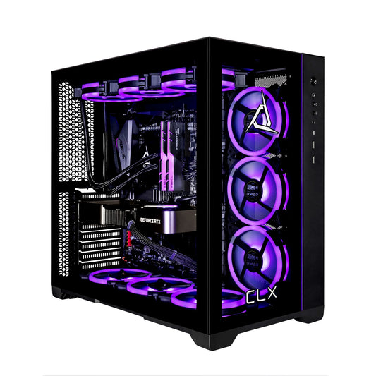 SET Gaming Desktop - Liquid Cooled AMD Ryzen 7 7800X3D 4.2Ghz 8-Core Processor, 32GB DDR5 Memory, Geforce RTX 4080 Super 16GB GDDR6X Graphics, 2TB SSD, 6TB HDD, Wifi, Windows 11 Home 64-Bit
