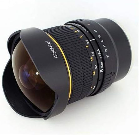 FE8M-NEX 8Mm F/3.5 Fisheye Lens for Sony E-Mount Cameras (NEX and VG10), Black
