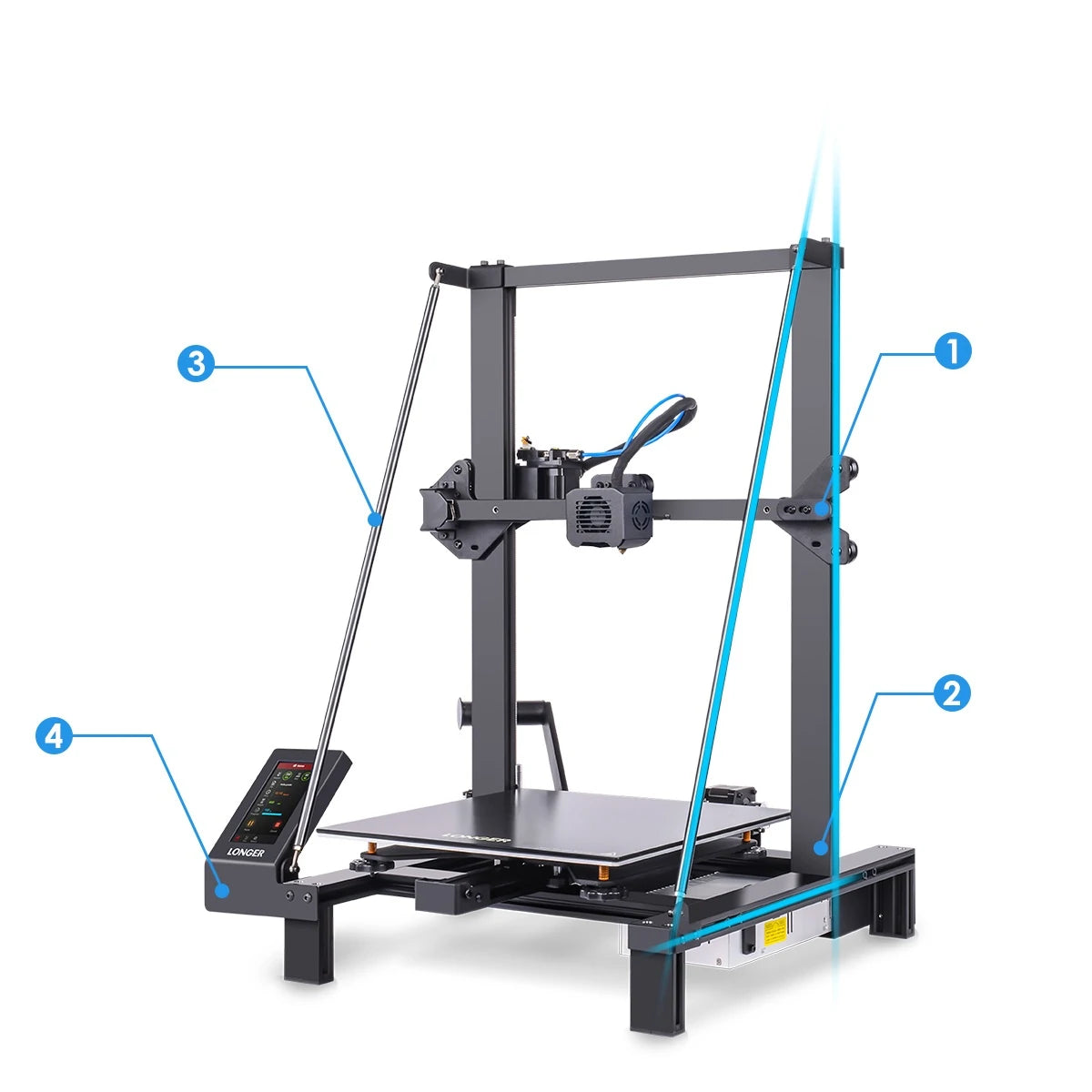 [EU/US Direct]  LK5 Pro 3D Printer Upgraded Edition, Dual Blower Fan, 90% Pre-Assembled, Silent Motherboard, 300*300*400Mm