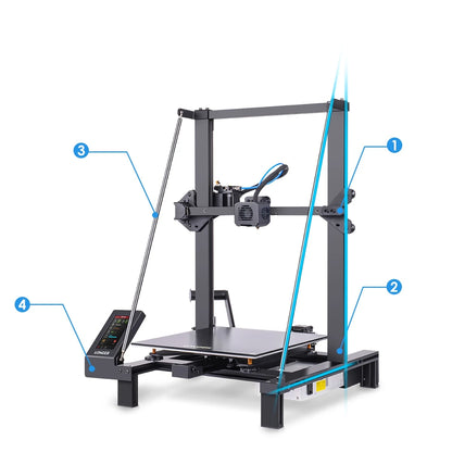 [EU/US Direct]  LK5 Pro 3D Printer Upgraded Edition, Dual Blower Fan, 90% Pre-Assembled, Silent Motherboard, 300*300*400Mm