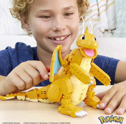 Pokemon Building Toy Kit Dragonite (388 Pieces) with Motion for Kids
