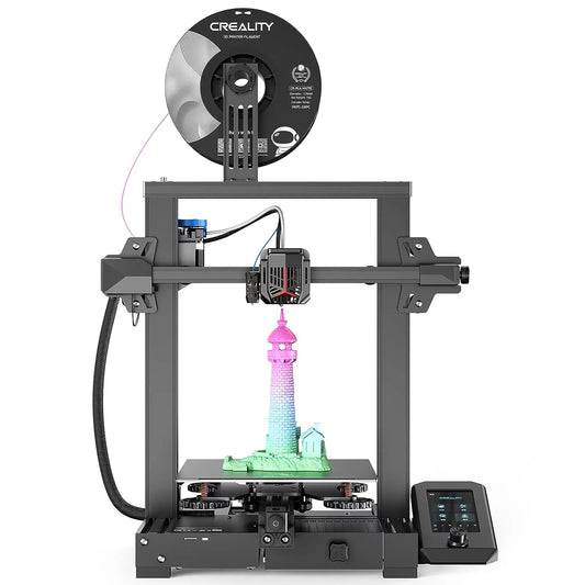 Ender 3 V2 Neo 3D Printer with CR Touch Auto Leveling Kit PC Spring Steel Platform Full-Metal Extruder, 95% Pre-Installed with Resume Printing & Model Preview Function