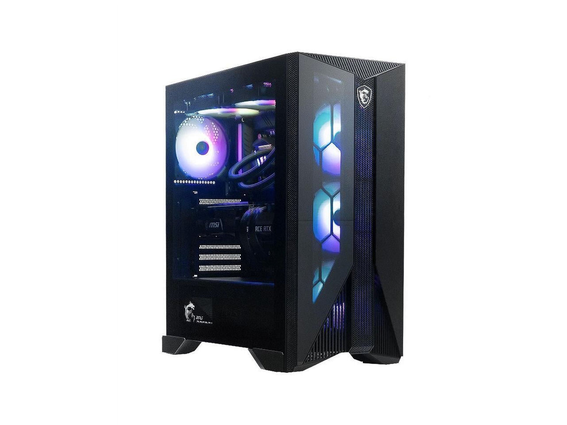 Gaming Desktop Aegis RS 14NUF7-673US Intel Core I7-14700Kf 32GB DDR5 2 TB Pcie SSD Geforce RTX 4070 Ti SUPER Windows 11 Home 64-Bit