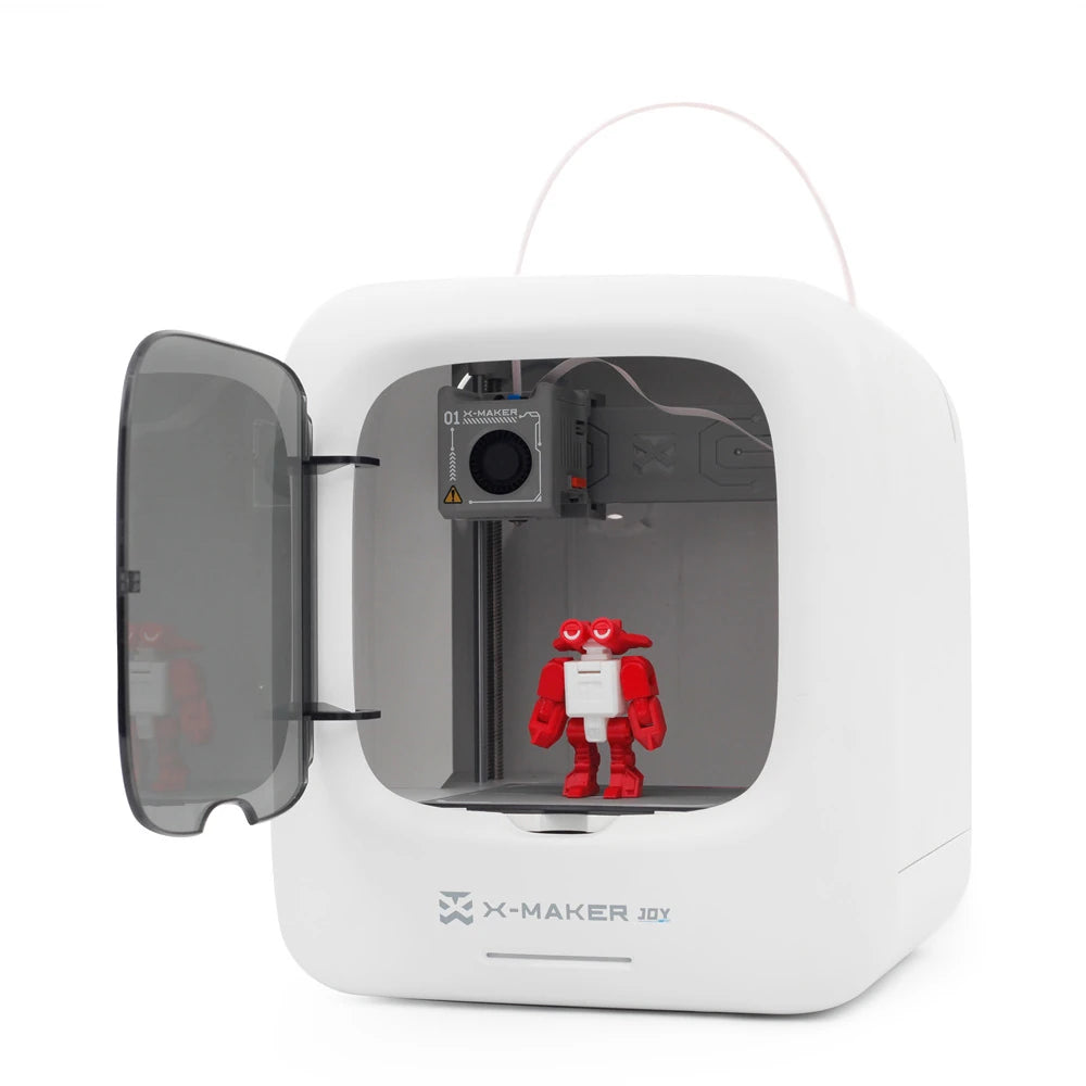 AOSEED X-MAKER JOY 3D Printer for Kids High Precision 0.05Mm 200Mm/S Printing Speed Wi-Fi USB PLA Filament Enclosed Safe Design AI Voice Interaction Customization Kit