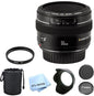 Canon EF 50Mm F/1.4 USM Premium Lens Bundle- International Model