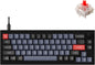 Q2 Wired Custom Mechanical Keyboard Knob Version, 65% Layout QMK/VIA Programmable Macro with Hot-Swappable Gateron G Pro Red Switch Double Gasket Compatible with Mac Windows Linux (Black)