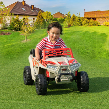 12V Kids Electric Off-Road UTV Truck Car Ride on Toys Age 3-5 Child W/ LED Headlights Music